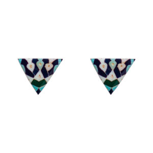 Nilgoon - Triangular Tile Stud Earrings
