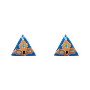 Afra - Triangular Tile Stud Earrings