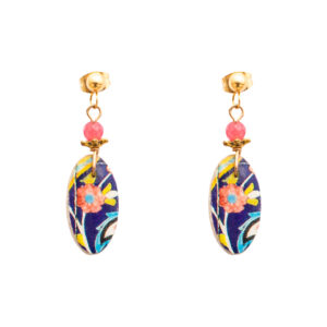 Laleh - Oval Shape Tile Earrings